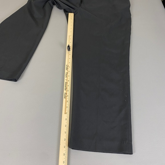 Savane Dress Pants Men's Size 42x30 Black Career Business Casual‎ Office Work * - Picture 8 of 13